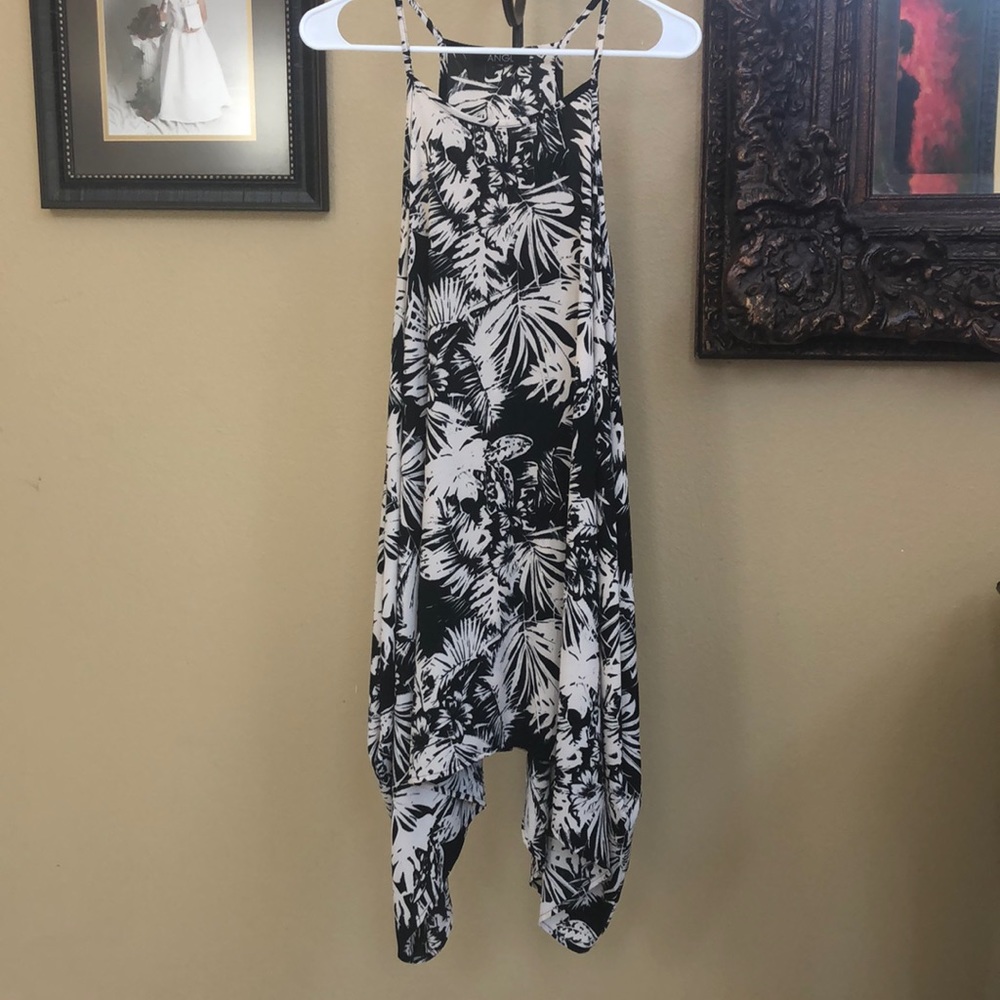 ANGL flowy high-low dress